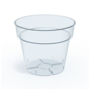 Plastový kvetináč PLANTIS transparentný vyobraziť