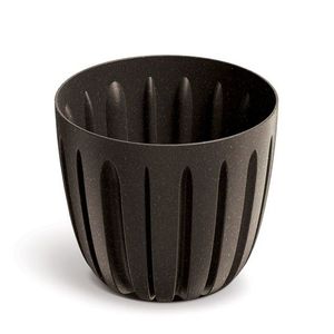 Plastový kvetináč WARIOS ECO WOOD kávový matný vyobraziť