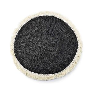 Podložka na stôl z morskej trávy Bali II 38 cm čierna/biela vyobraziť