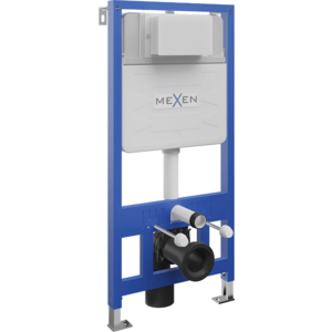 Podomietkový WC rám MEXEN FENIX SLIM 8 cm modrý vyobraziť