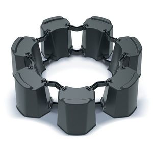 Podstavec pod sud na dažďovú vodu MODULAR BASEWAN SET II antracit vyobraziť