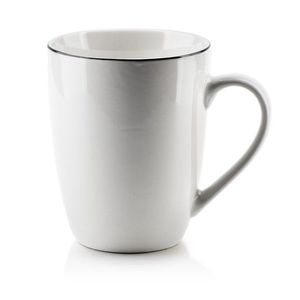 Porcelánový hrnček SIMPLE 370 ml biely vyobraziť