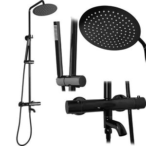REA - Sprchový set s batériou 150mm Lungo čierny metalický REA-P8763 vyobraziť