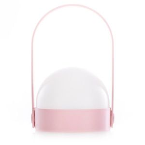 Prenosná LED lampa KAMPI ružová vyobraziť