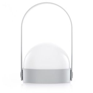 Prenosná LED lampa KAMPI sivá vyobraziť