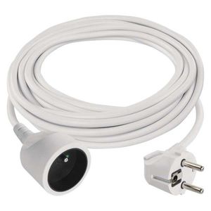 Predlžovací kábel s 1 zásuvkou 1, 5 mm² MULO 7 m biely vyobraziť