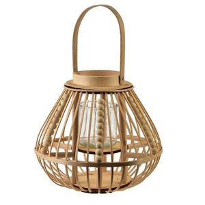 Prútená lucerna LUCIE Natural 30x28 cm hnedá vyobraziť