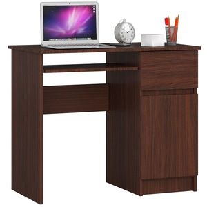 Písací stôl PIKSEL 90 cm wenge pravý vyobraziť