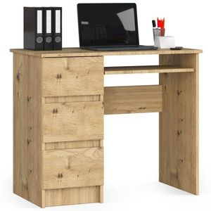 Psací stůl A-6 90 cm dub artisan levý vyobraziť