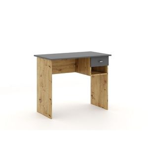 Písací stôl Colin 90 cm dub artisan/antracit vyobraziť