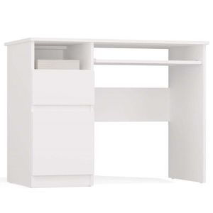 Písací stôl Porto 98 cm biely ľavý vyobraziť