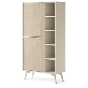 Regál Les 80 cm béžový vyobraziť