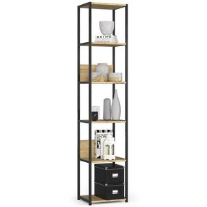 Regál LOFT 40 cm čierny/dub artisan vyobraziť