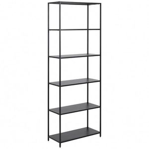 Regál Newcastle 185 cm čierny vyobraziť