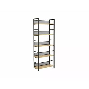 Regál Surový R5 154 cm dub prírodný/čierny vyobraziť