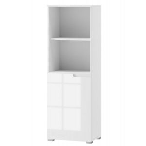 Regál Selene 145 cm biely lesk/mat vyobraziť