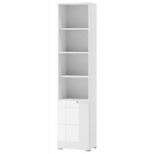 Regál Selene 216 cm biely lesk/mat vyobraziť