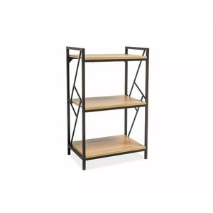 Regál Tablo 03 100 cm dub prírodný/čierny vyobraziť