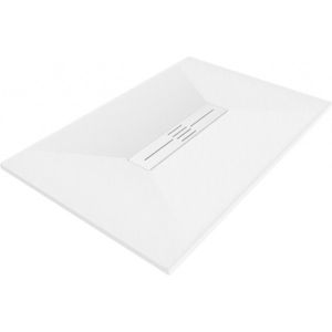 MEXEN/S - Toro obdĺžniková sprchová vanička SMC 130 x 80, biela, mriežka biela 43108013-W vyobraziť