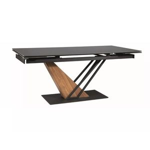 Rozkladací jedálenský stôl Genesis 180/240 cm čierny/jaseň vyobraziť