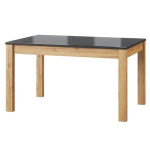 Rozkladací jedálenský stôl Kama II 40 136/210 cm dub Camargue/čierny vyobraziť