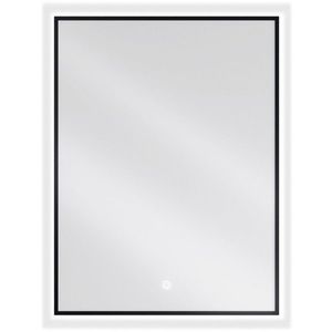 MEXEN - Erma zrkadlo s osvetlením 60 x 80, LED 6000K, čierny rám 9814-060-080-611-70 vyobraziť