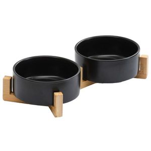 Súprava 2 ks keramických misiek pre psov a mačky Jax 450 ml čierna vyobraziť