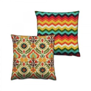 Súprava 2 vankúšov FUNKY 43x43 cm viacfarebná vyobraziť