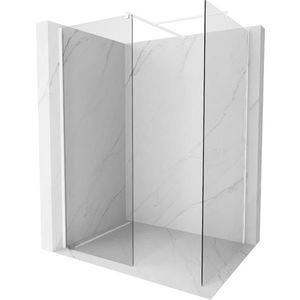 MEXEN/S - Kioto Sprchová zástena Walk-in 110 x 110, transparent, biela 800-110-202-20-00-110 vyobraziť