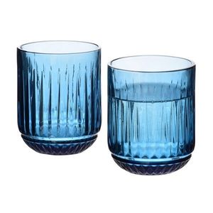 Súprava 4 ks pohárov ELISE 260 ml modrá vyobraziť