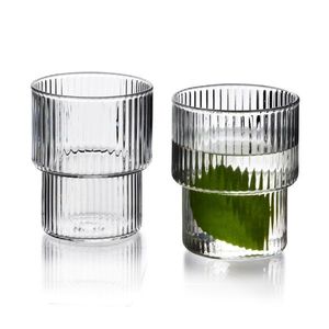Súprava 4 ks pohárov ELLA STRIPES 320 ml číra vyobraziť