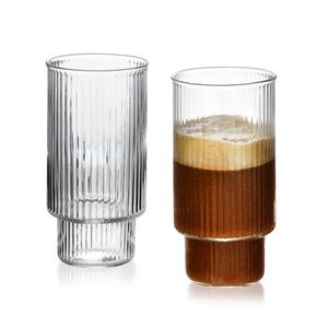 Súprava 4 ks pohárov ELLA STRIPES 400 ml číra vyobraziť