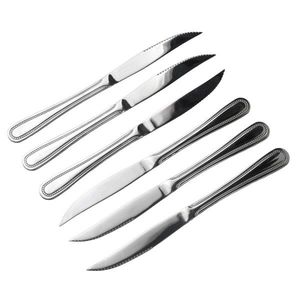 Súprava 6 ks steakových nožov CHAMILE 23 cm strieborná vyobraziť