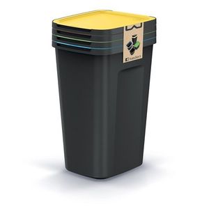 Sada odpadkových košov COMPACTO FLAS 4x 50 L čierna vyobraziť