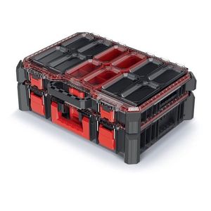 Súprava organizérov 2 ks MISIX 54, 3 x 39 x 20 cm čierno-červená vyobraziť