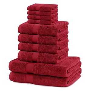 Súprava uterákov DecoKing Marina 2+4+4 ks červená vyobraziť