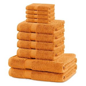 Súprava uterákov DecoKing Marina 2+4+4 ks oranžová vyobraziť