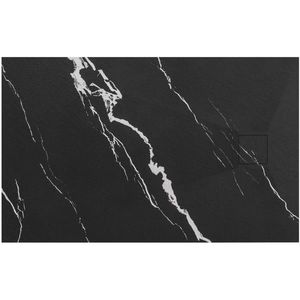 REA - Sprchová vanička Magnum CARRARA BLACK 80x100 REA-K7007 vyobraziť
