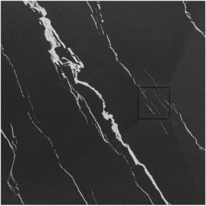 REA - Sprchová vanička Magnum CARRARA BLACK 90x90 REA-K7008 vyobraziť