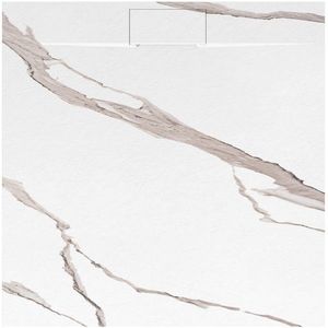 REA - Sprchová vanička Bazalt CARRARA WHITE 90x90 REA-K7002 vyobraziť