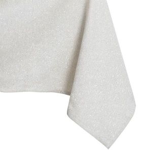 Sada ubrusu a běhounu na stůl DecoKing Sparkle krémová vyobraziť