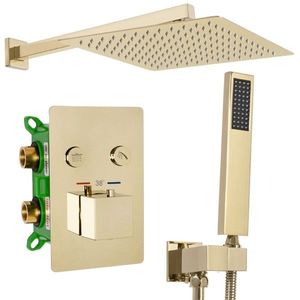 REA - Sprchový termostatický set FENIX DAVIS zlatý + BOX REA-P6324 vyobraziť