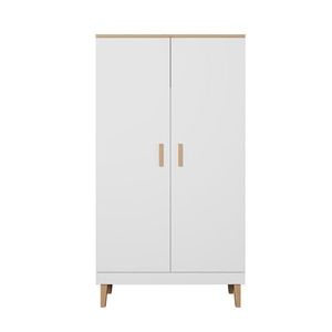 Šatníková skriňa DENVER 100 cm biela/dub hickory vyobraziť