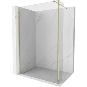 MEXEN/S - Kioto Sprchová zástena WALK-IN 110 x 40, transparent, zlatá 800-110-212-50-00-040 vyobraziť