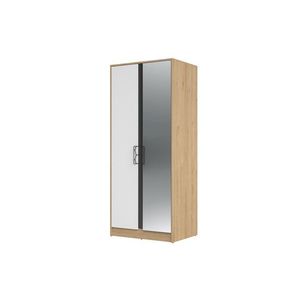Šatníková skriňa Moet 70 84 cm orech americký Jackson/biela/grafit vyobraziť