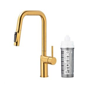 KFA KFA - Batéria drezová DUERO PURE STYLE výsuvná s filtráciou brúsené zlato 6623-314-31 vyobraziť