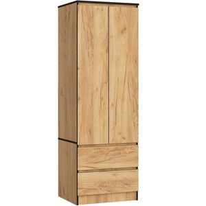 Šatníková skriňa STAR 60 cm dub craft zlatý vyobraziť