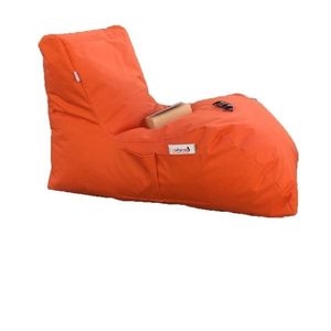 Sedací vak v tvare leňošky oranžový vyobraziť