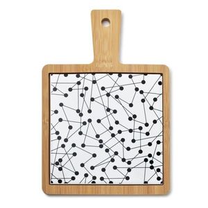 Servírovacia doska MODERN KITCHEN 17x25 cm hnedá/biela vyobraziť