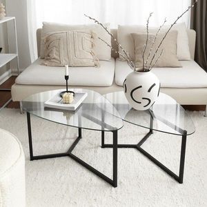 Set konferenčných stolíkov Bellisimo 82 cm čierny vyobraziť